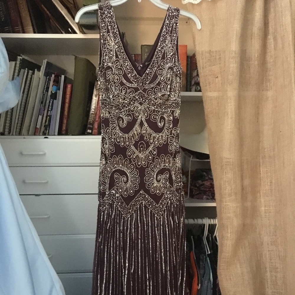 1920s style evening dress